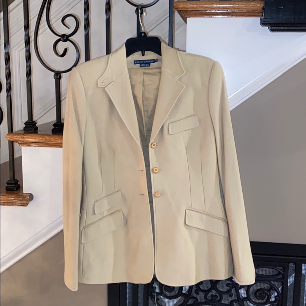 Ralph Lauren Cream Jacket size 8